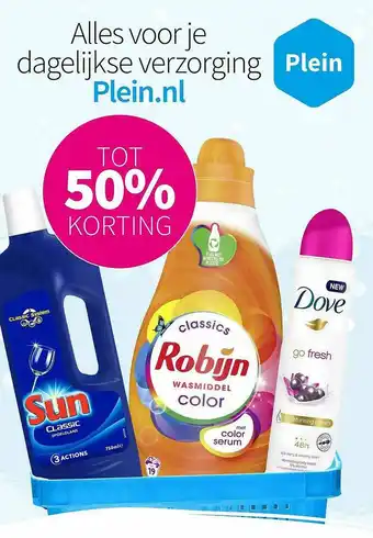 Plein.nl Alles Voor Je Dagelijkse Verzorging Tot 50% Korting aanbieding