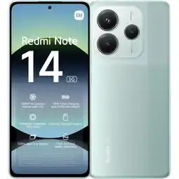 MediaMarkt Xiaomi Redmi Note 14 - 5g 256gb Coral Groen 256 Gb aanbieding