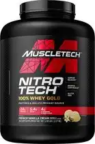 Bol.com Nitro Tech Whey Gold 2510gr Vanille aanbieding