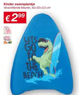 Kik Kinder zwemplankje aanbieding
