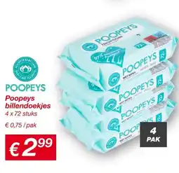 Kik Poopeys billendoekjes aanbieding