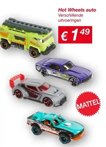 Kik Hot Wheels auto aanbieding