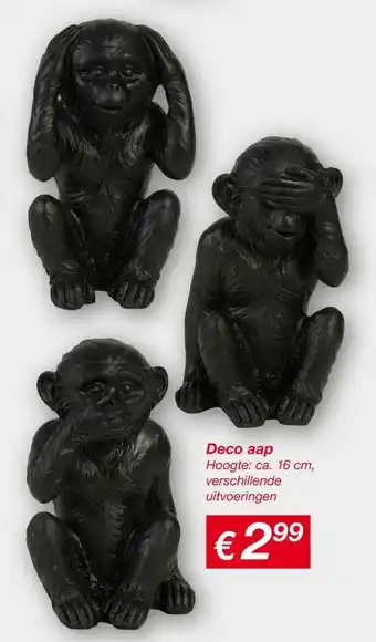 Kik Deco aap aanbieding