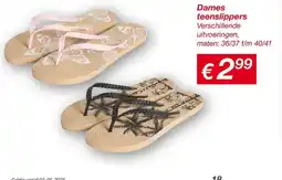 Kik Dames teenslippers aanbieding