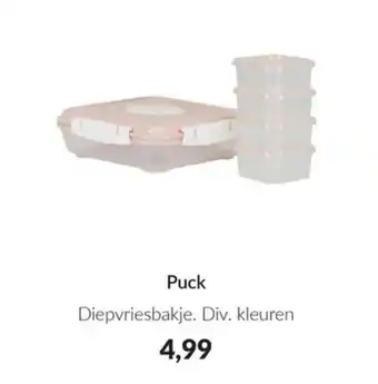 Babypark Puck Diepvriesbakje aanbieding