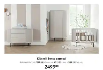 Babypark Kidsmill Sense oatmeal aanbieding