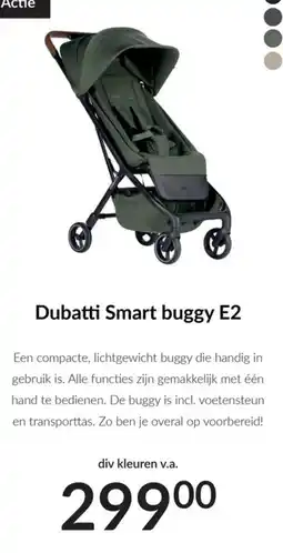 Babypark Dubatti Smart buggy E2 aanbieding
