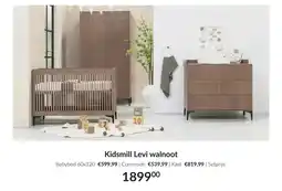 Babypark Kidsmill Levi walnoot aanbieding