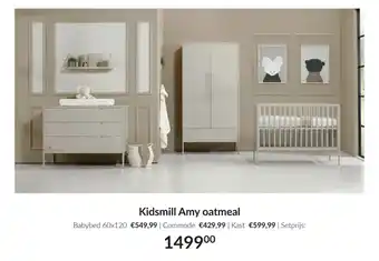 Babypark Kidsmill Amy oatmeal aanbieding
