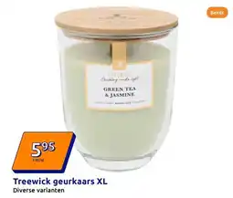 Action Treewick geurkaars XL aanbieding