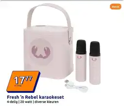 Action Fresh ’n Rebel karaokeset aanbieding