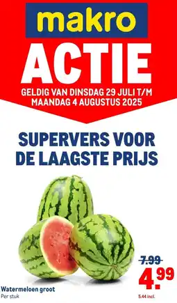 Makro Watermeloen groot aanbieding