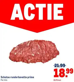 Makro Schotse runderbavette prime aanbieding