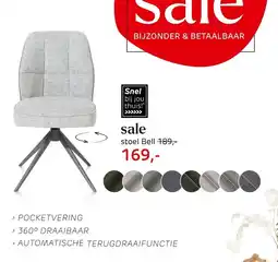 Henders & Hazel Stoel bell aanbieding