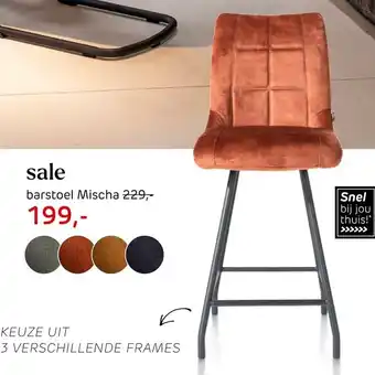 Henders & Hazel Barstoel mischa aanbieding