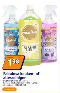Action Fabulosa keuken of allesreiniger aanbieding