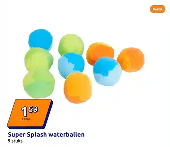 Action Super Splash waterballen aanbieding