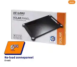 Action Re-load zonnepaneel aanbieding