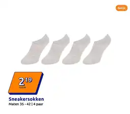 Action Sneakersokken aanbieding