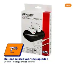 Action Re-load reisset voor snel opladen aanbieding