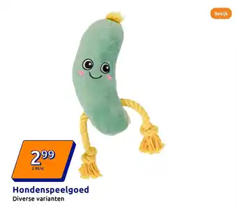 Action Hondenspeelgoed aanbieding