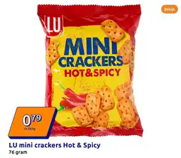 Action LU mini crackers Hot & Spicy aanbieding