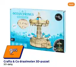Action Crafts & Co draaimolen 3D puzzel aanbieding