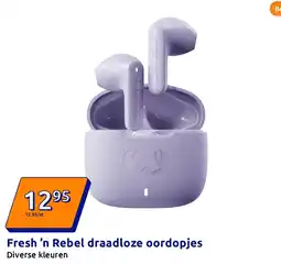 Action Fresh 'n Rebel draadloze oordopjes aanbieding
