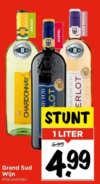 Vomar Voordeelmarkt Grand Sud Wijn aanbieding