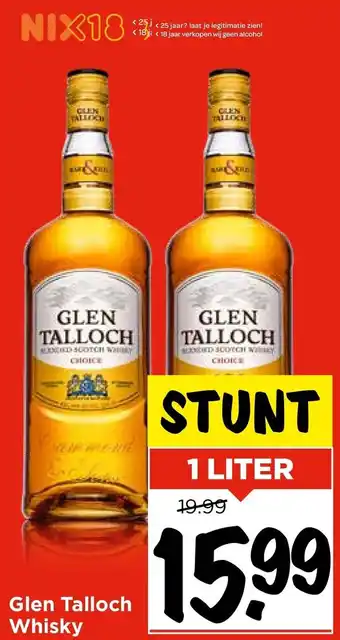 Vomar Voordeelmarkt Glen Talloch Whisky aanbieding