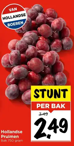 Vomar Voordeelmarkt Hollandse Pruimen aanbieding