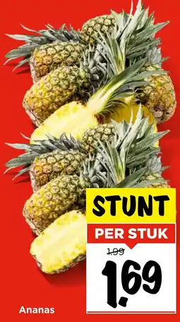 Vomar Voordeelmarkt Ananas aanbieding