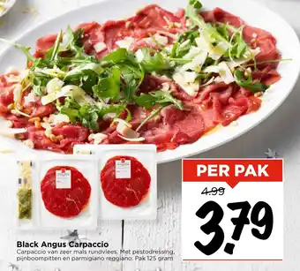 Vomar Voordeelmarkt Black Angus Carpaccio aanbieding