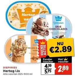 Vomar Voordeelmarkt Hertog IJs aanbieding