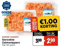 Vomar Voordeelmarkt Gerookte Zalmsnippers aanbieding