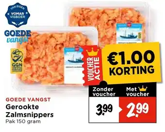 Vomar Voordeelmarkt Gerookte Zalmsnippers aanbieding
