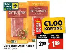 Vomar Voordeelmarkt Gerookte Ontbijtspek aanbieding