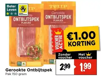 Vomar Voordeelmarkt Gerookte Ontbijtspek aanbieding