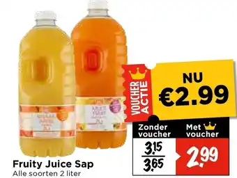 Vomar Voordeelmarkt Fruity Juice Sap aanbieding