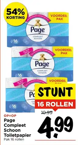 Vomar Voordeelmarkt Page Compleet Schoon Toiletpapier aanbieding