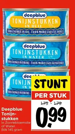 Vomar Voordeelmarkt Deepblue Tonijn stukken aanbieding