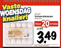 Vomar Voordeelmarkt Scharreleieren aanbieding