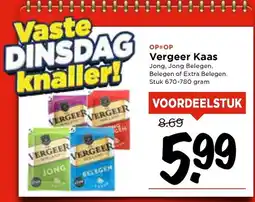 Vomar Voordeelmarkt Vergeer Kaas aanbieding