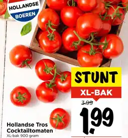 Vomar Voordeelmarkt Hollandse Tros Cocktailtomaten aanbieding