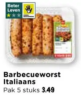 Vomar Voordeelmarkt Barbecueworst Italiaans aanbieding