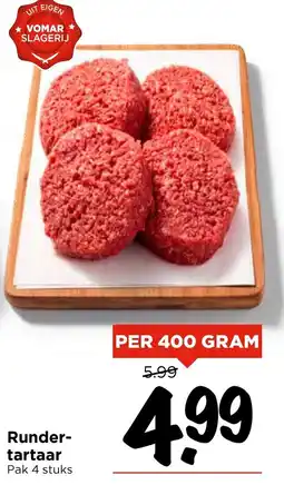 Vomar Voordeelmarkt Runder tartaar aanbieding