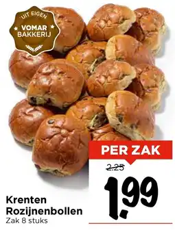 Vomar Voordeelmarkt Krenten Rozijnenbollen aanbieding