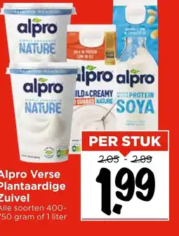 Vomar Voordeelmarkt Alpro Verse Plantaardige Zuivel aanbieding