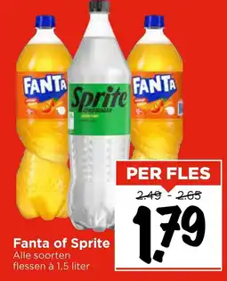 Vomar Voordeelmarkt Fanta of Sprite aanbieding
