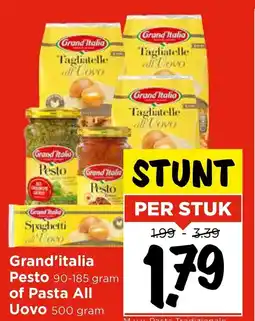 Vomar Voordeelmarkt Grand'italia Pesto of Pasta All Uovo aanbieding
